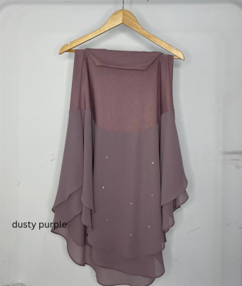 QADEEJA AISYA XXL QA14 DUSTY PURPLE